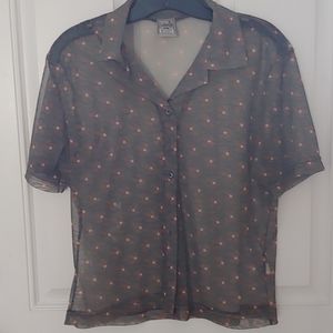 Levi's Silver Tab button up short sleeve blouse. Lg